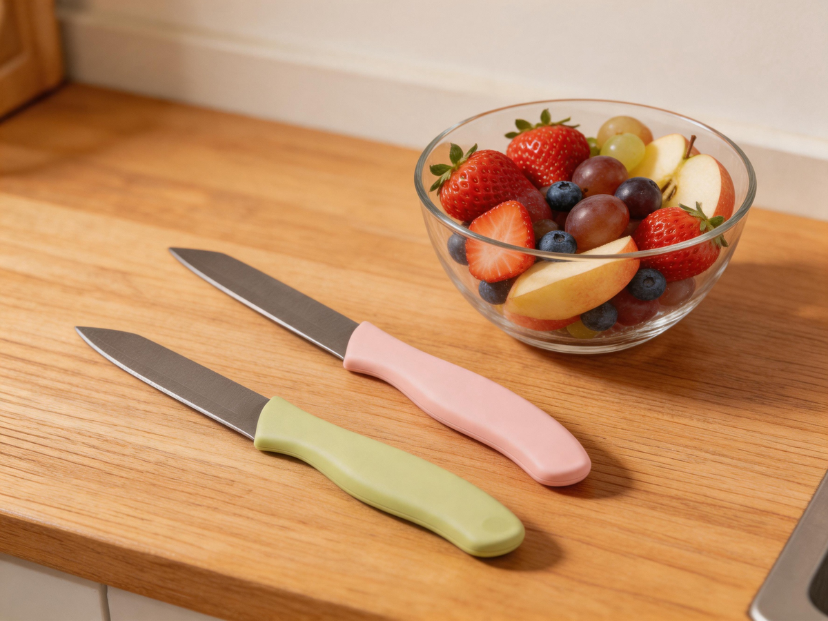🍓 Fruit Knives | Stainless Steel Kitchen | Hostess Pastel Duo