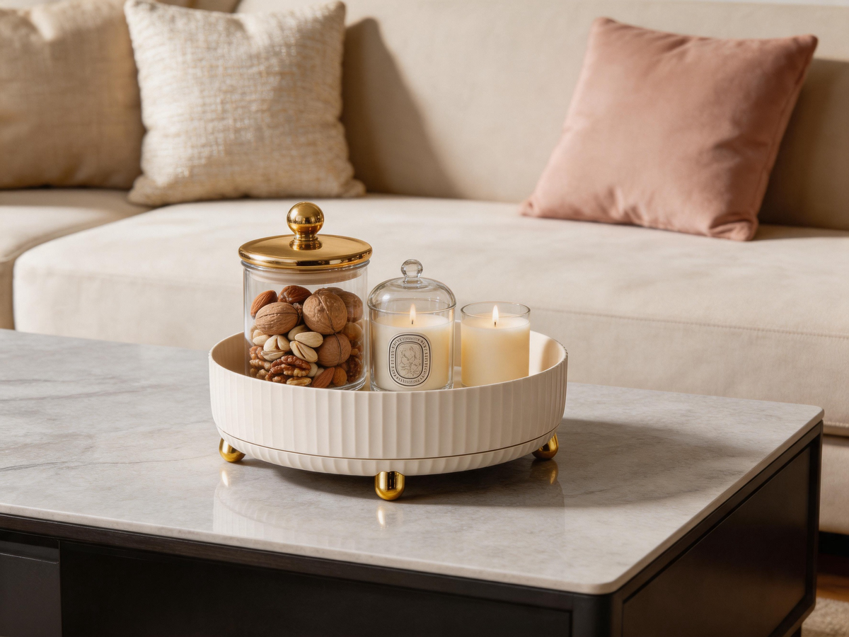 🧂 Spice Organizer | Ribbed Plastic Countertop | Hostess Rotating Elegance