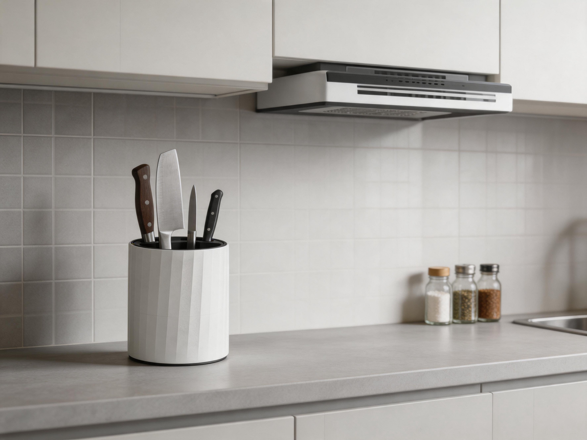 🔪 Knife Organizer | Stainless-Steel Kitchen | Chef Gift | 360° Rotation