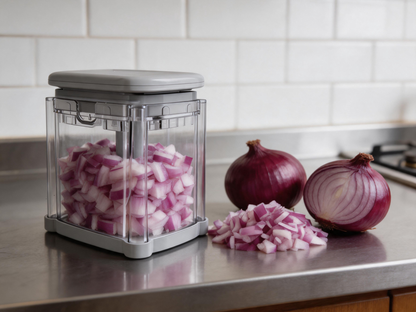 🥕 Vegetable Chopper | Stainless Steel Kitchen Prep | Home-Cook Multi-Cut