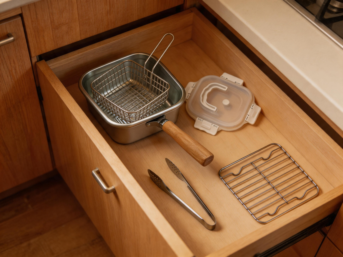 🍳 Deep-Fryer | Stainless Steel Home Kitchen | Foodie Crispy Finish