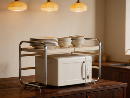 🏠 Kitchen Organizer | Metal Countertop Storage | Homeowner Expandable Design