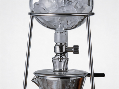 🧊 Cold-Brew Maker | Glass Steel Countertop | Coffee-Lover Tower Drip