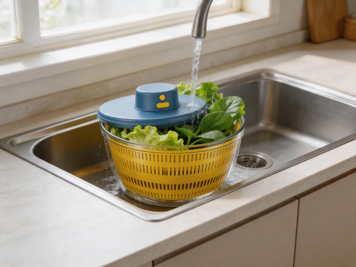 🥬 Kitchen Strainer | Durable Plastic Sink Prep | Home-Cook Drainage
