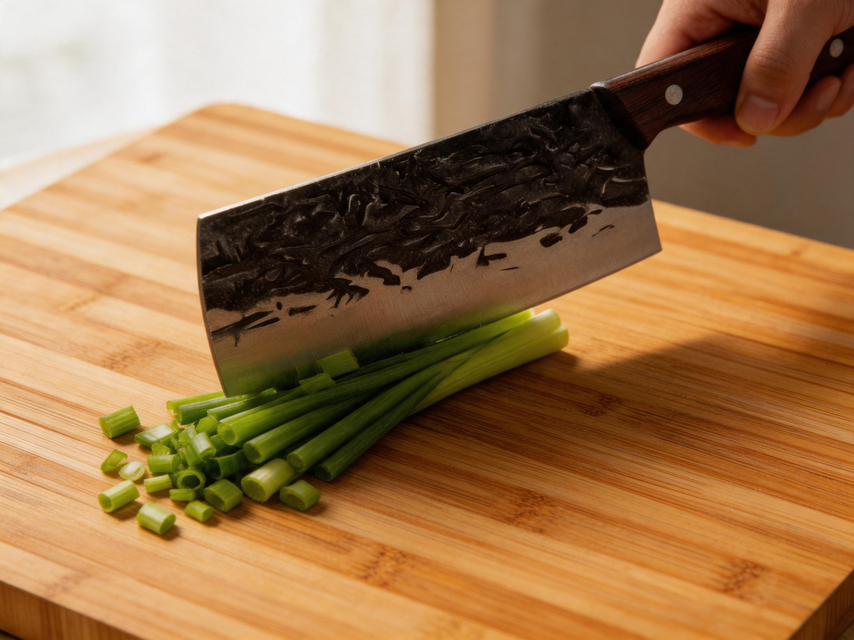 🔪 Chef Knife | High-Carbon Steel Kitchen | Cook Hammered Finish