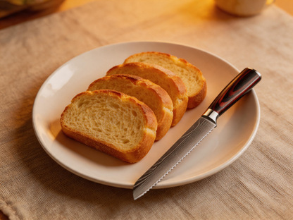 🍞 Bread Knife | Stainless Steel Kitchen | Baker Serrated Precision