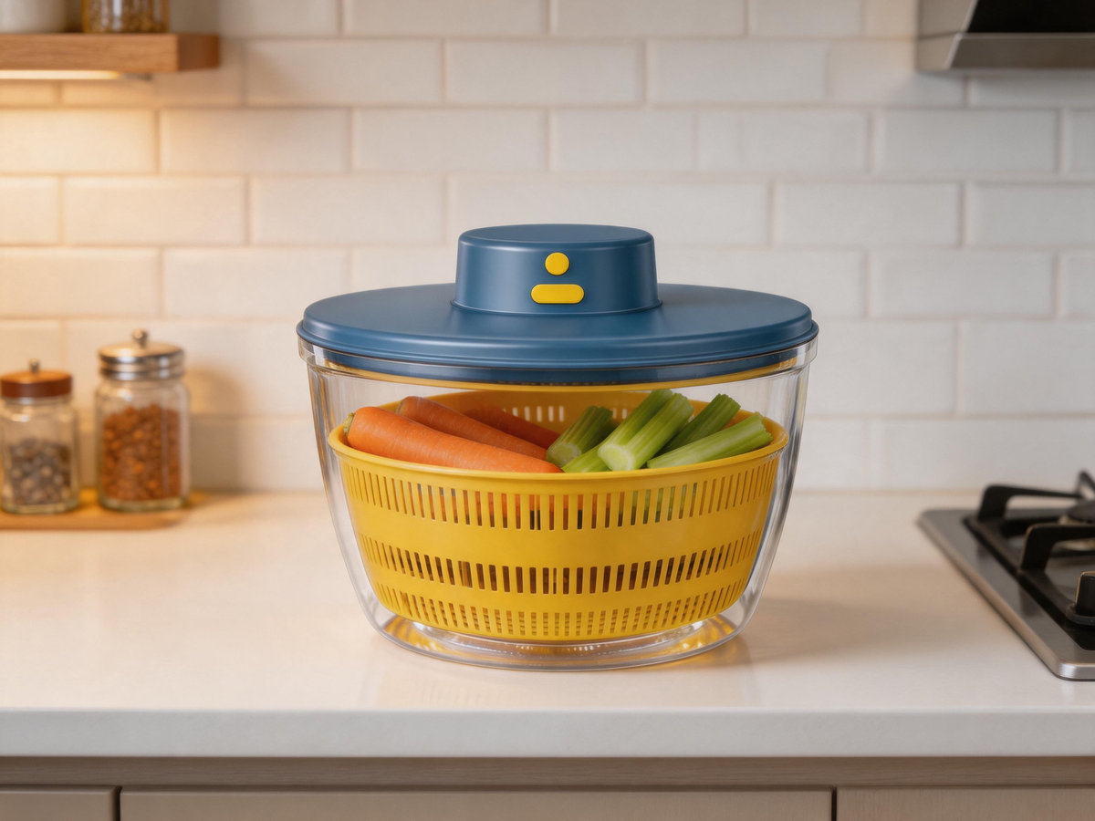 🥬 Kitchen Strainer | Durable Plastic Sink Prep | Home-Cook Drainage