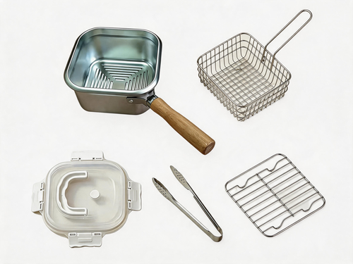 🍳 Deep-Fryer | Stainless Steel Home Kitchen | Foodie Crispy Finish