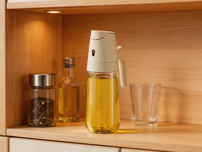 🫒 Oil Dispenser | Glass Kitchen | Home Cooks | Sleek Pouring