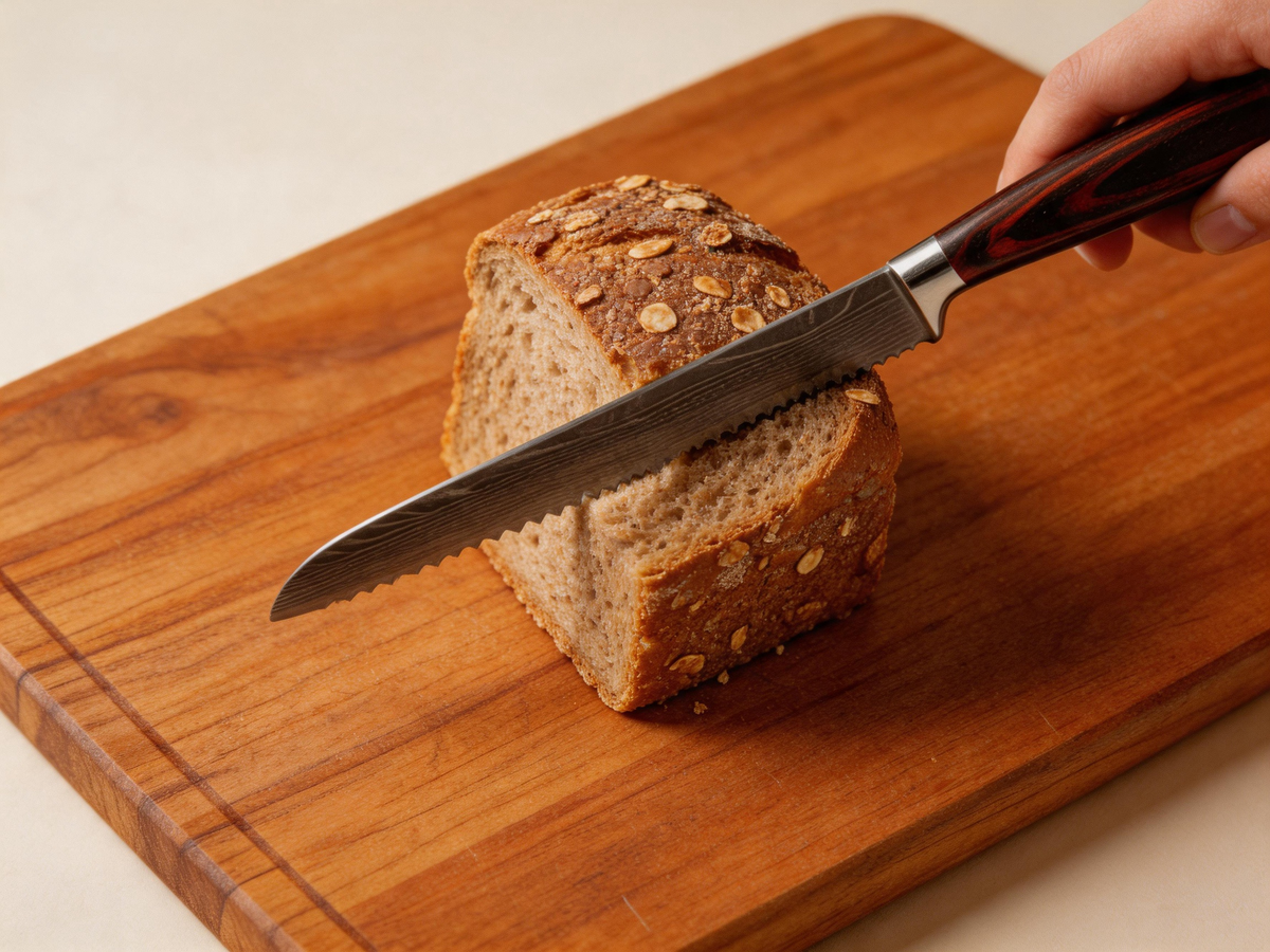 🍞 Bread Knife | Stainless Steel Kitchen | Baker Serrated Precision