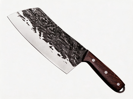 🔪 Chef Knife | High-Carbon Steel Kitchen | Cook Hammered Finish