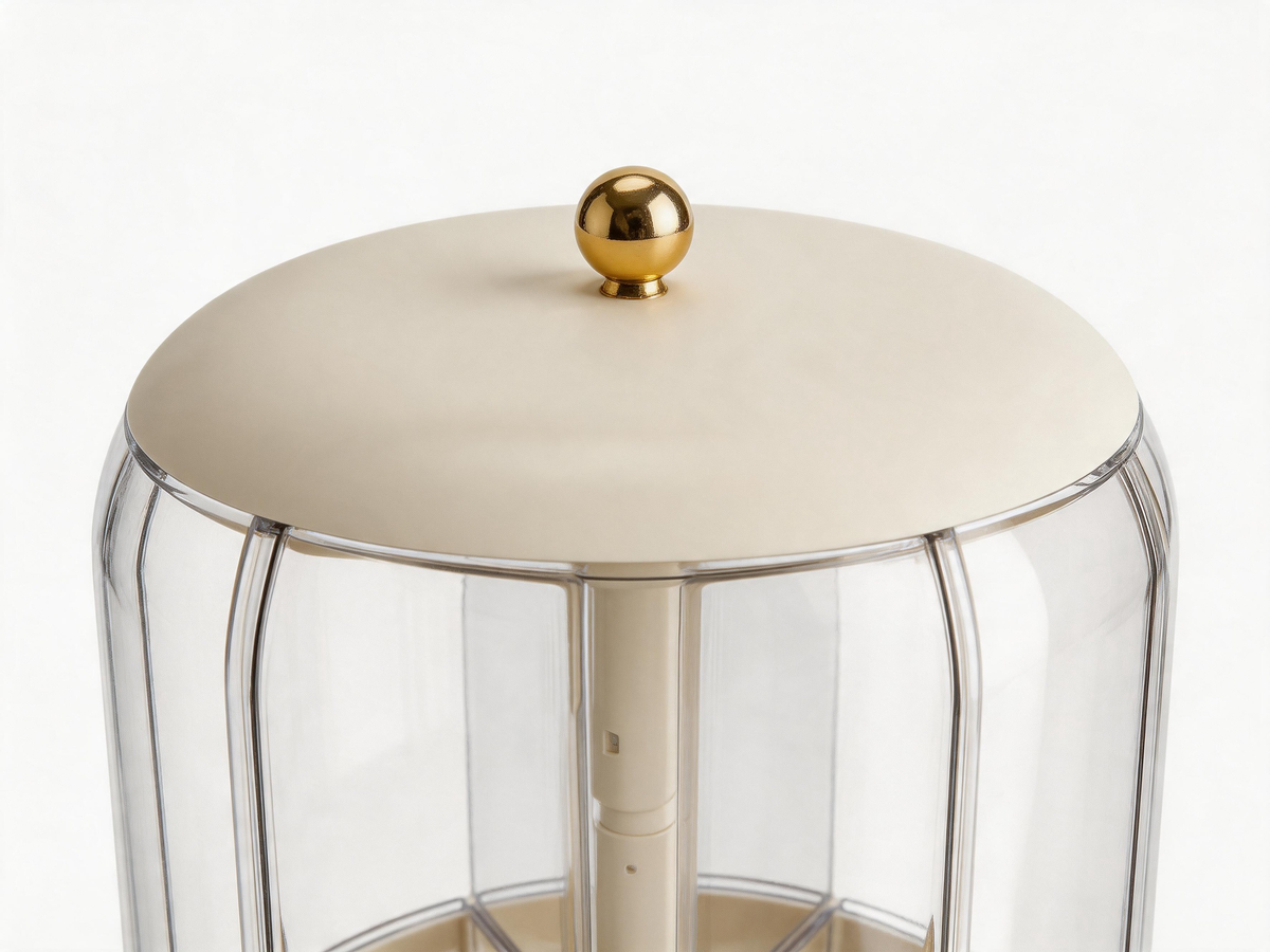 🌾 Grain Dispenser | Clear Plastic Pantry | Housewarming Six-Compartment Rotation