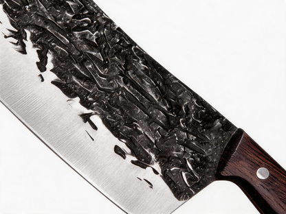 🔪 Chef Knife | High-Carbon Steel Kitchen | Cook Hammered Finish